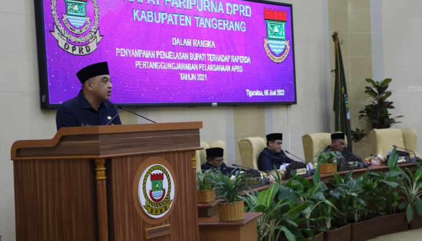 Bupati Berharap DPRD Tangerang Setujui Raperda Pertanggungjawaban Pelaksanaan APBD 2021