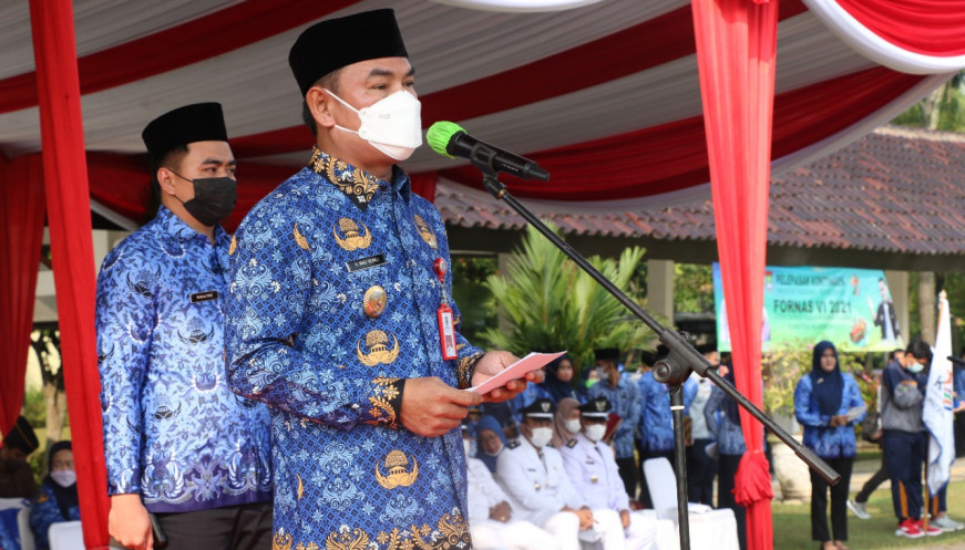 Wabup Serahkan 781 SK CPNS Pemkab Tangerang pada Upacara Hari Kesadaran Nasional