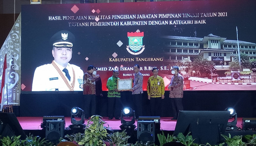 Pemkab Tangerang Raih Penghargaan dari KASN terkait Pengisian Jabatan Pimpinan Tinggi