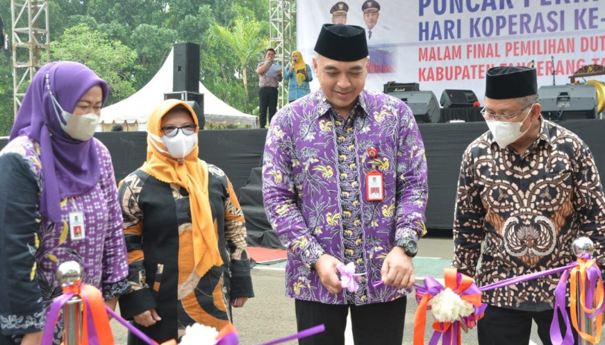 Bupati Zaki: Ingat, Koperasi Tulang Punggung UMKM di Kabupaten Tangerang