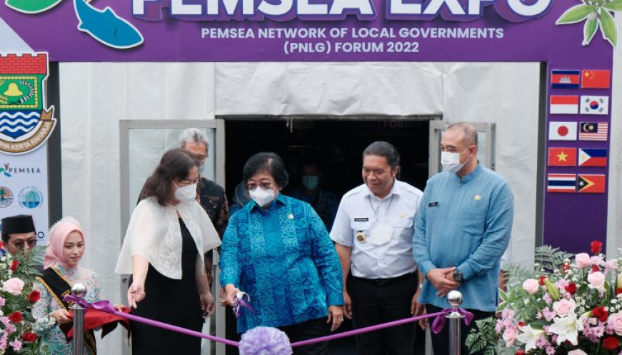 Menteri LHK dan Bupati Zaki Buka PEMSEA Expo 2022