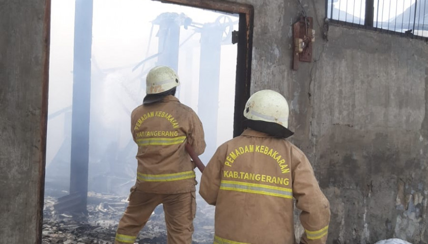 BPBD Kabupaten Tangerang Tangani 2 Lokasi Kebakaran Dalam 1 Hari