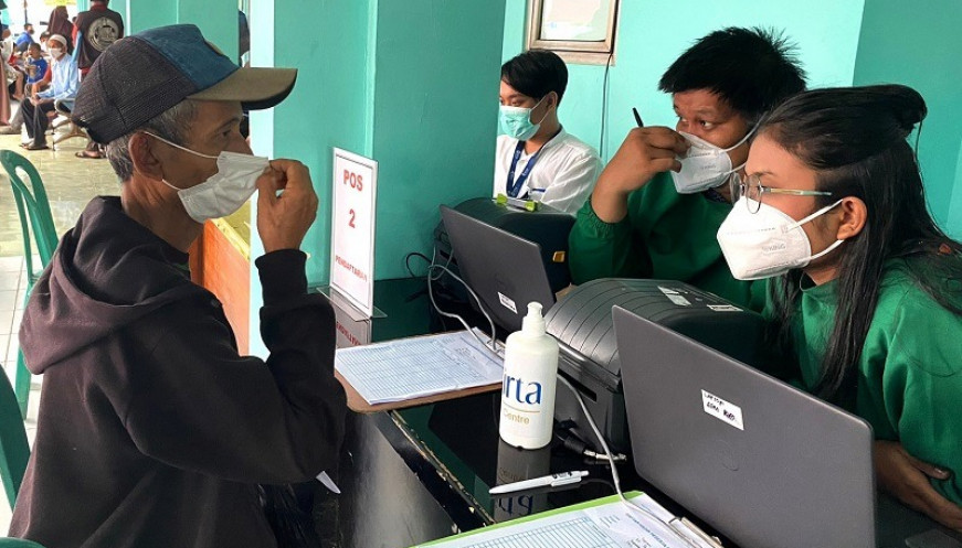 127 Warga Kecamatan Sepatan Ikuti Skrining Kesehatan Paru