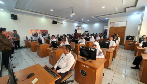 136 PNS Kabupaten Tangerang Ikut Ujian Dinas dan UPKP Berbasis CAT