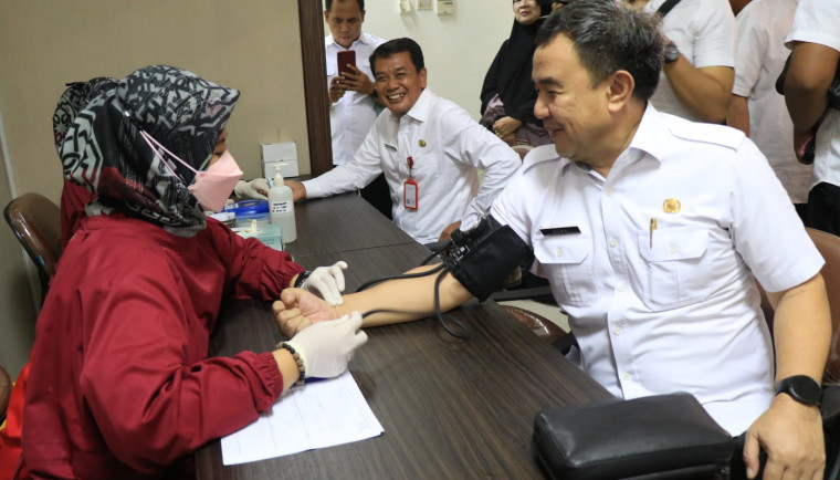 Sambut HUT Ke-52, Korpri Kabupaten Tangerang Gelar Pekan Donor Darah
